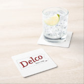 デルコ(R) 1789年より スクエアペーパーコースター (インサイチュ)