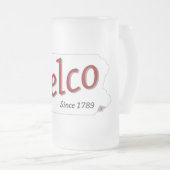 デルコ(R) 1789年より フロストグラスビールジョッキ (正面右)