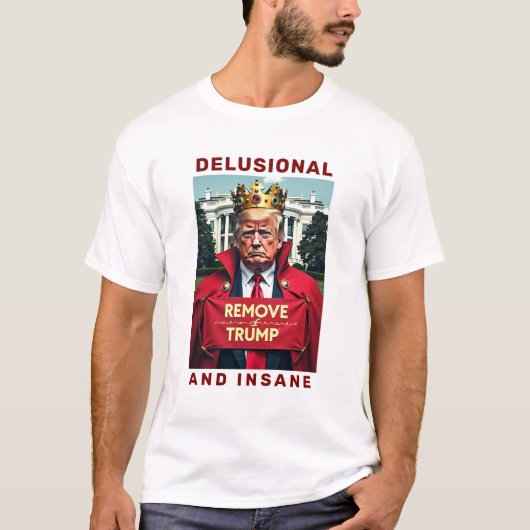 デルシオナルと狂気のトランプ Tシャツ (正面)