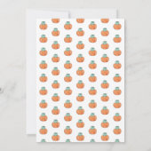 デルスイートリトルカボチャファースト誕生日招待状 招待状 (裏面)