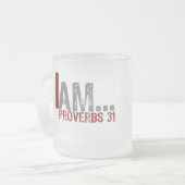 デルタの刺激を受けたなキリスト教のマグ フロストグラスマグカップ (正面左)