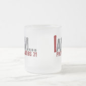 デルタの刺激を受けたなキリスト教のマグ フロストグラスマグカップ (中央)