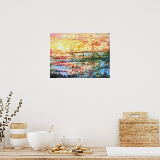 デルタの朝 ポスター (キッチン)