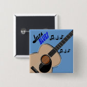 デルタの青ボタン 缶バッジ (正面&裏面)