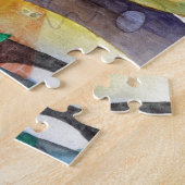 デルタの青音楽デザイン ジグソーパズル (側面)