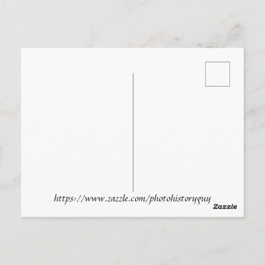 デルタクイーンリバーボートスチームボートウォーターカラーアート ポストカード (裏面)