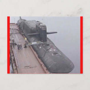 デルタクラスロシアの潜水艦 ポストカード