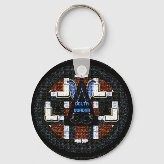 デルタクワドラソノニクス – キインスパイアーチェーン キーホルダー (正面)