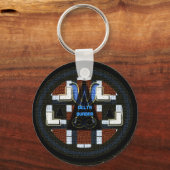 デルタクワドラソノニクス – キインスパイアーチェーン キーホルダー (正面)