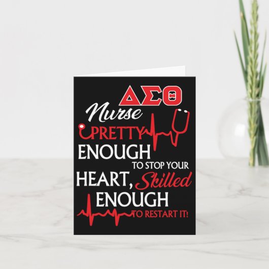 デルタシグマThetaソロリティナース カード (正面)