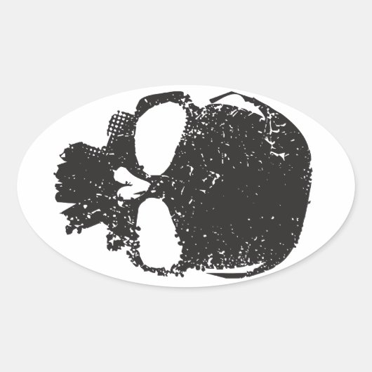 デルタスカルシール 楕円形シール (正面)