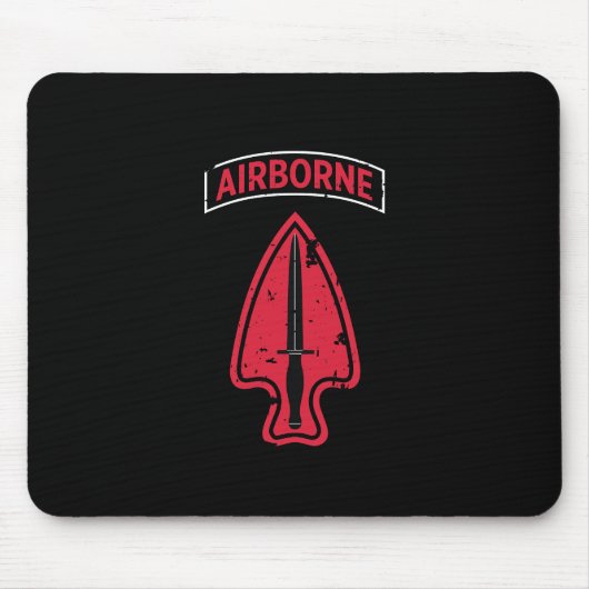 デルタフォース「特殊部隊動揺して」 マウスパッド (正面)