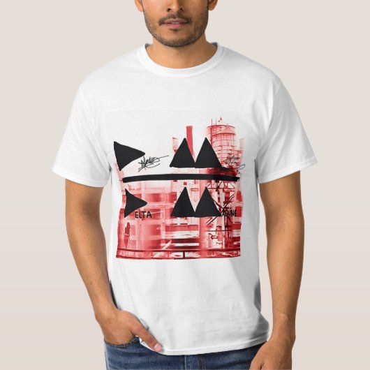 デルタマシンアルバム三角形 Tシャツ (正面)