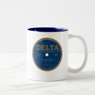 デルタレコードのラベル ツートーンマグカップ