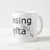 デルタ大型コーヒーマグを追いかける ジャンボコーヒーマグカップ (正面右)