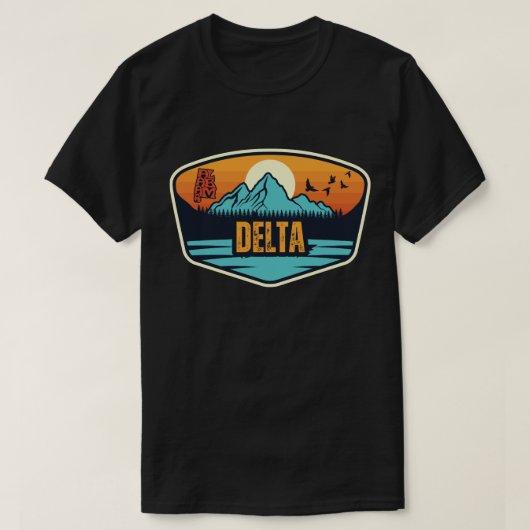 デルタ市, アラバマ州 Tシャツ (デザイン正面)