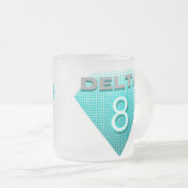 デルタ8 フロストグラスマグカップ (正面右)