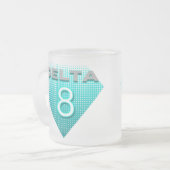 デルタ8 フロストグラスマグカップ (正面左)