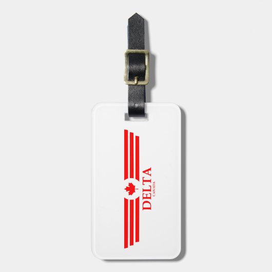 デルタ ラゲッジタグ (正面縦)