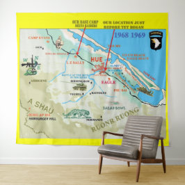 デルタ・レイダーズAO （作戦地域） タペストリー