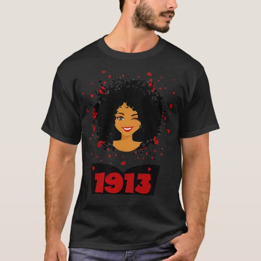 デルタ 1913 女性 ソロリティ シグマ フレンド パラフェルナリア Tシャツ (正面)