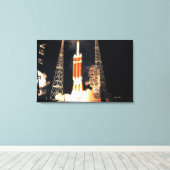 デルタIV重いロケットが飛び降りる キャンバスプリント (インサイチュ (ウッドフロア))
