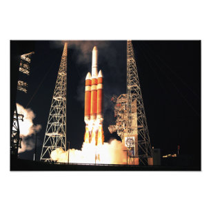 デルタIV重いロケットが飛び降りる フォトプリント           