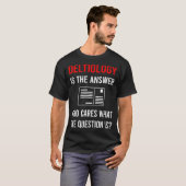 デルティオロジーの答え ポストカード はがき Tシャツ (正面フル)