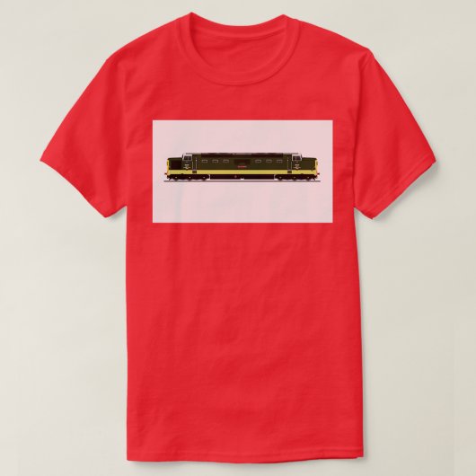 デルティック55形機関車 Tシャツ (デザイン正面)