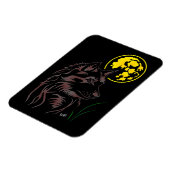 デルトゥルメンデジュンゲウルフプレミアムフレキシマグネット マグネット (左側)