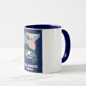 デルノルテカリフォルニアの旅行マップ マグカップ (正面右)