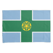 デルビシャー州旗(英国) 枕カバー (正面右)