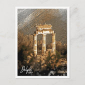 デルピギリシャ美しい色鉛筆の風景 ポストカード (正面)
