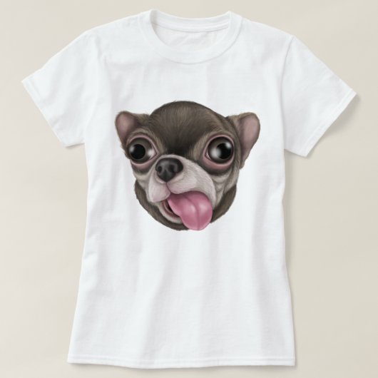 デルピーチワワ Tシャツ (デザイン正面)