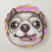 デルピー・チワハス ラウンドクッション (裏面)