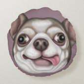 デルピー·チワワス ラウンドクッション (裏面)