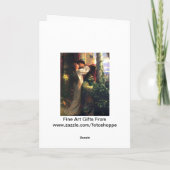 デルファイ~のコリアーのファインアートの絵画の尼僧 カード (裏面)