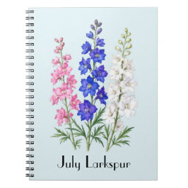 デルフィニウムの花 ノートブック