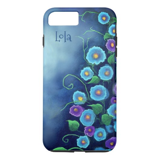 デルフィニウムバイムーンライトインブルーiPhone/iPadケース Case-Mate iPhoneケース (裏面)