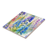 デルフィニウム印象派フローラ タイル (側面)