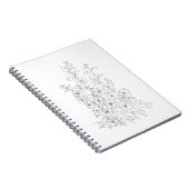 デルフィニウム・ヒラクスパーフラワースケッチ ノートブック (右側)