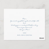 デルフィンとベビーマザーズ・デイ、ハッピー・マザーズ・デイ ポストカード (裏面)