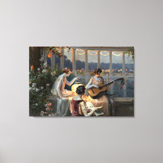 デルフィンエンジョラスレムシエンヌシュルラテラッセ キャンバスプリント (正面)