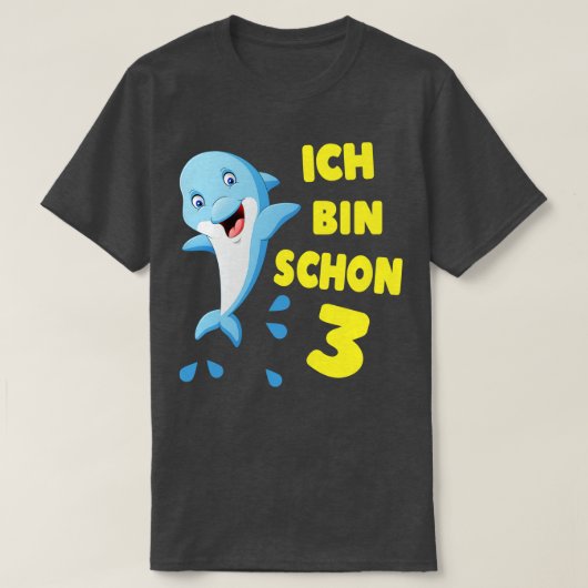 デルフィンキンダーゲブルスタグ Tシャツ (デザイン正面)