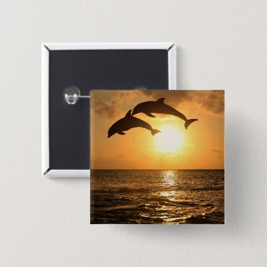 デルフィン3 缶バッジ (正面&裏面)