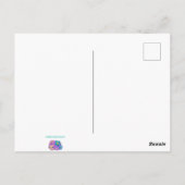 デルフィ遺跡の花 ポストカード (裏面)