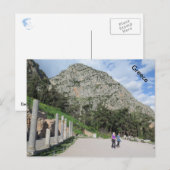 デルフィ、ギリシャ ポストカード (正面/裏面)