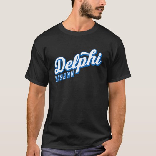 デルフィ(ギリシャ) Tシャツ (正面)