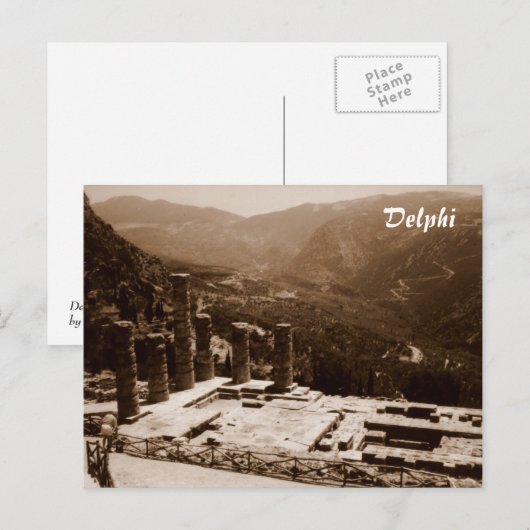 デルフィ ポストカード (正面/裏面)