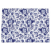 デルフツブラウウ | Delft Blueフローラオランダ結婚ズ ラージペーパーバッグ (正面)